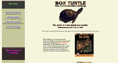 Desktop Screenshot of boxturtlesite.info